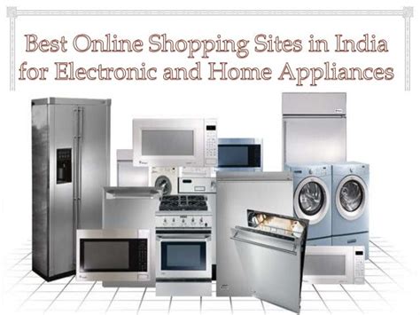 home appliances online store.